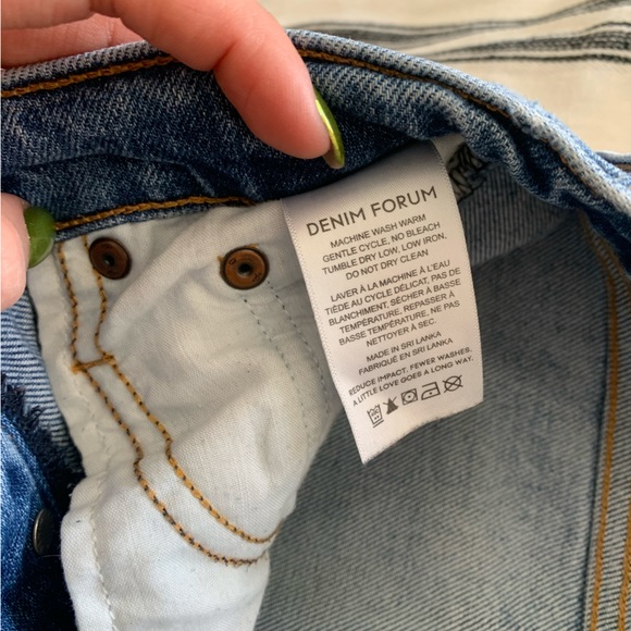 Arlo High Rise Straight Denim Forum Jeans - Picture 7 of 7